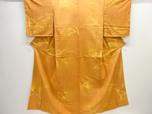 JAPANESE KIMONO / ANTIQUE KIMONO / SILK / JODAI TSUMUGI / PINE